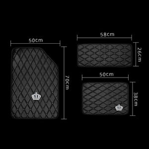 NEW Anti-slip floor mats crown / diamond look universal size